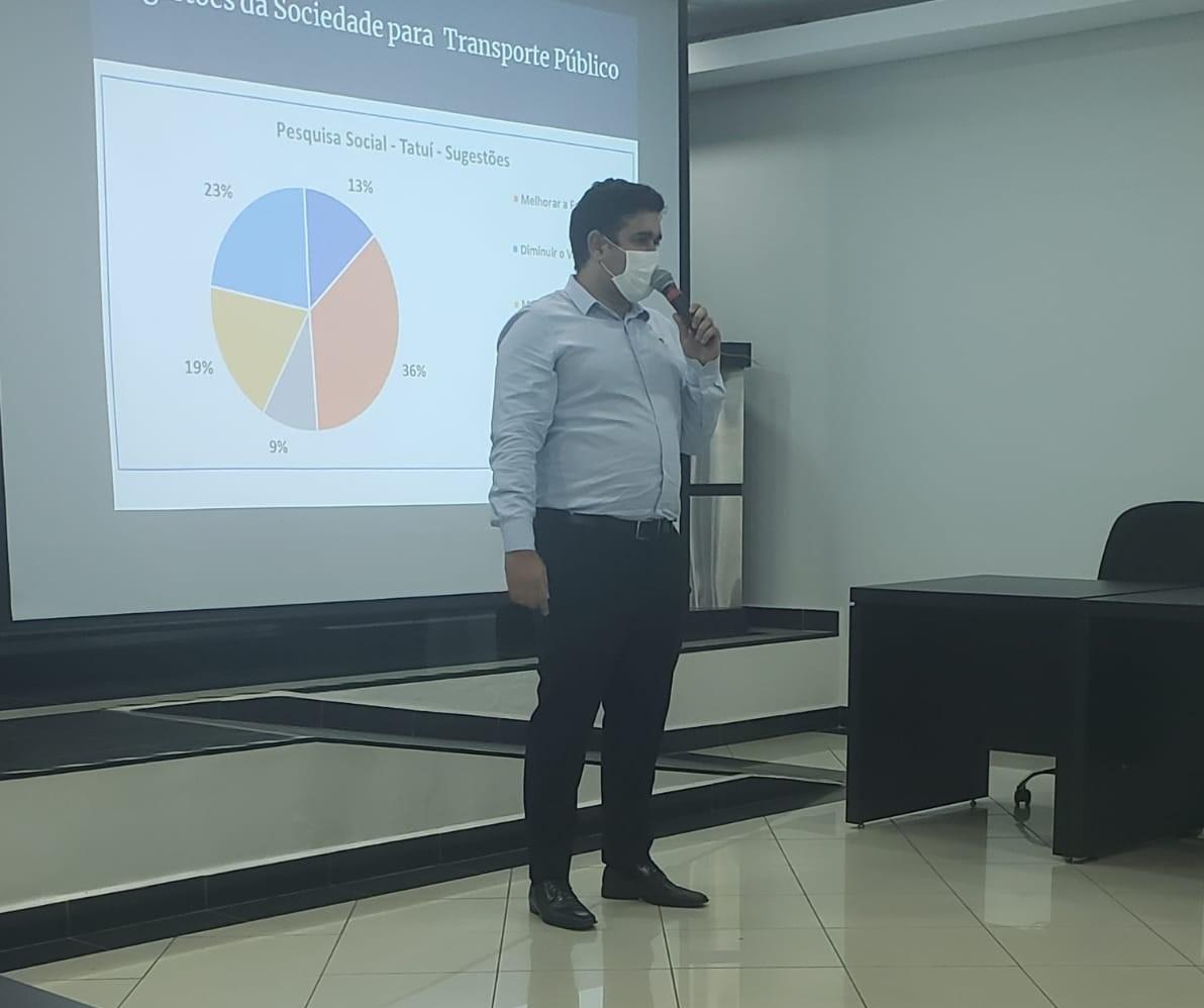 AUDIÊNCIA PÚBLICA DEBATE SOBRE O SISTEMA DE TRANSPORTE PÚBLICO COLETIVO DE PASSAGEIROS DO MUNICÍPIO