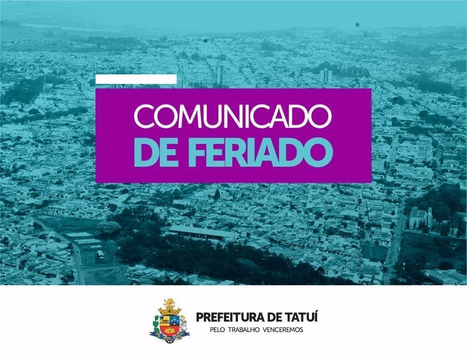 EXPEDIENTE DA PREFEITURA SERÁ SUSPENSO NESTA SEXTA, APÓS O FERIADO DE TIRADENTES